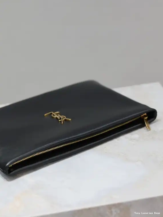 Tony Luxuries IN CALYPSO YSL SMALL LAMBSKIN POUCH 0702
